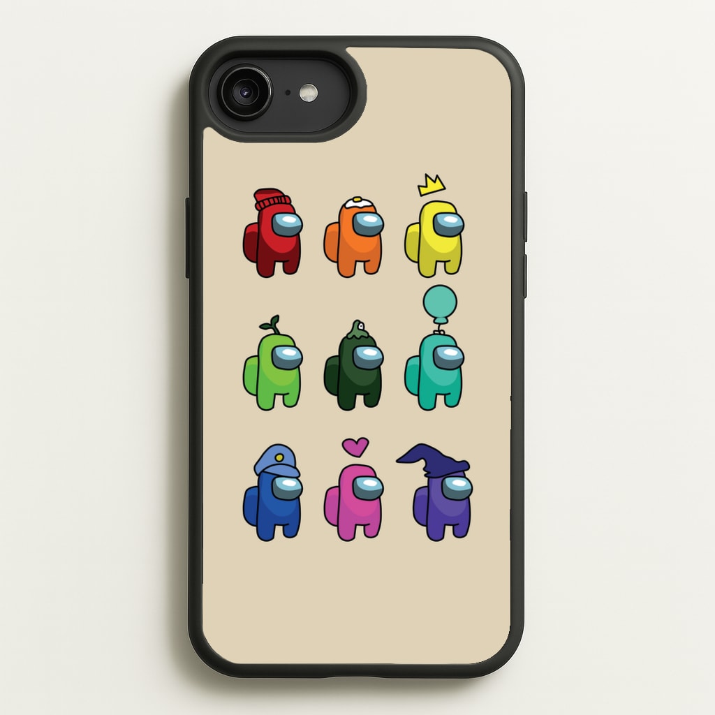 Among Gaming characters  - Among Us Phone Case for iPhone 6 Plus / 7 Plus / 8 Plus