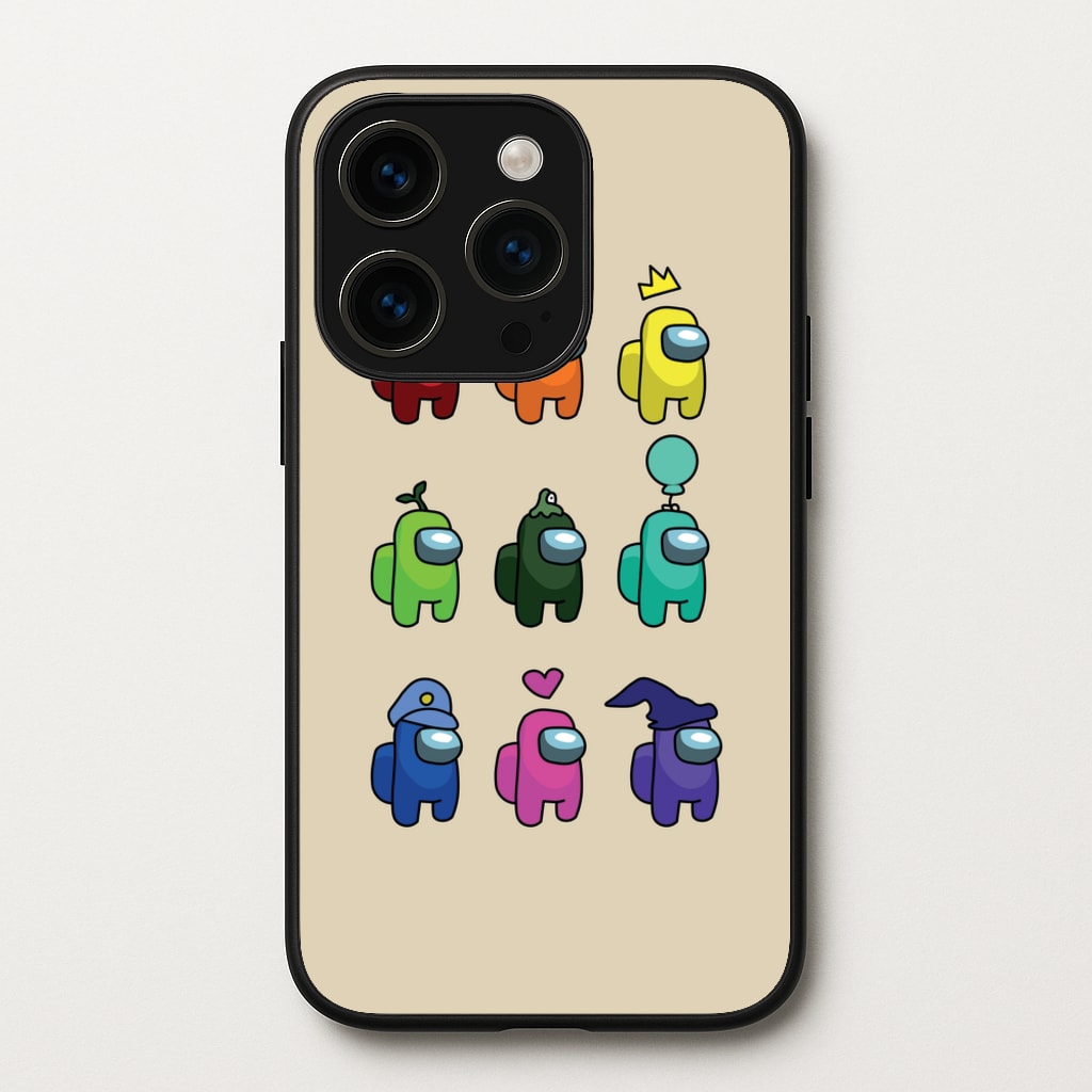 Among Gaming characters  - Among Us Phone Case for iPhone 14 Pro