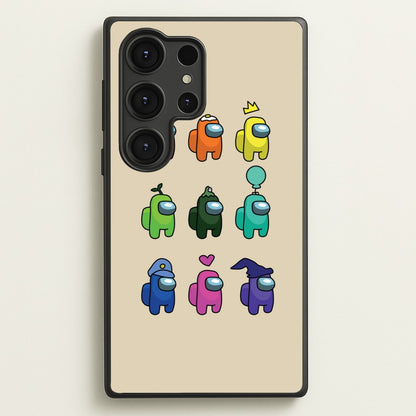 Among Gaming characters  - Among Us Phone Case for Galaxy S25 Ultra