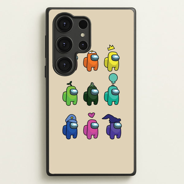 Among Gaming characters  - Among Us Phone Case for Galaxy S25 Ultra