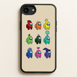 Among Gaming characters  - Among Us Phone Case for iPhone 6 / 7 / 8 / SE