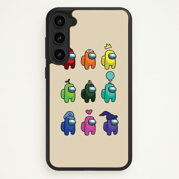 Among Gaming characters  - Among Us Phone Case for Galaxy S23 Plus