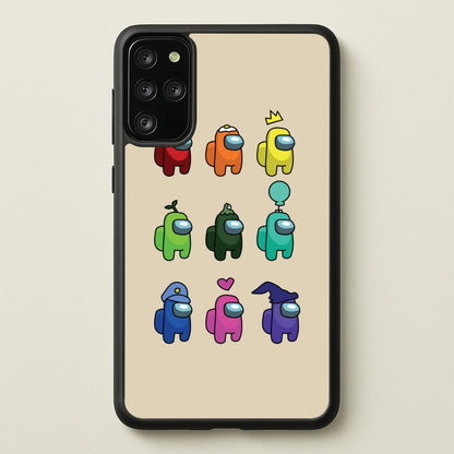 Among Gaming characters  - Among Us Phone Case for Galaxy S20 Plus
