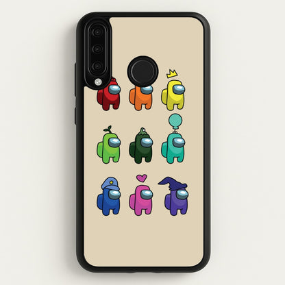 Among Gaming characters  - Among Us Phone Case for Huawei P30 Lite