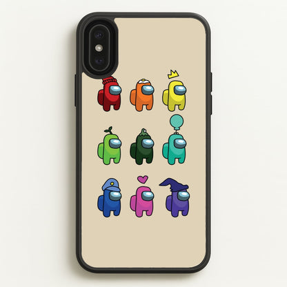 Among Gaming characters  - Among Us Phone Case for iPhone XS Max