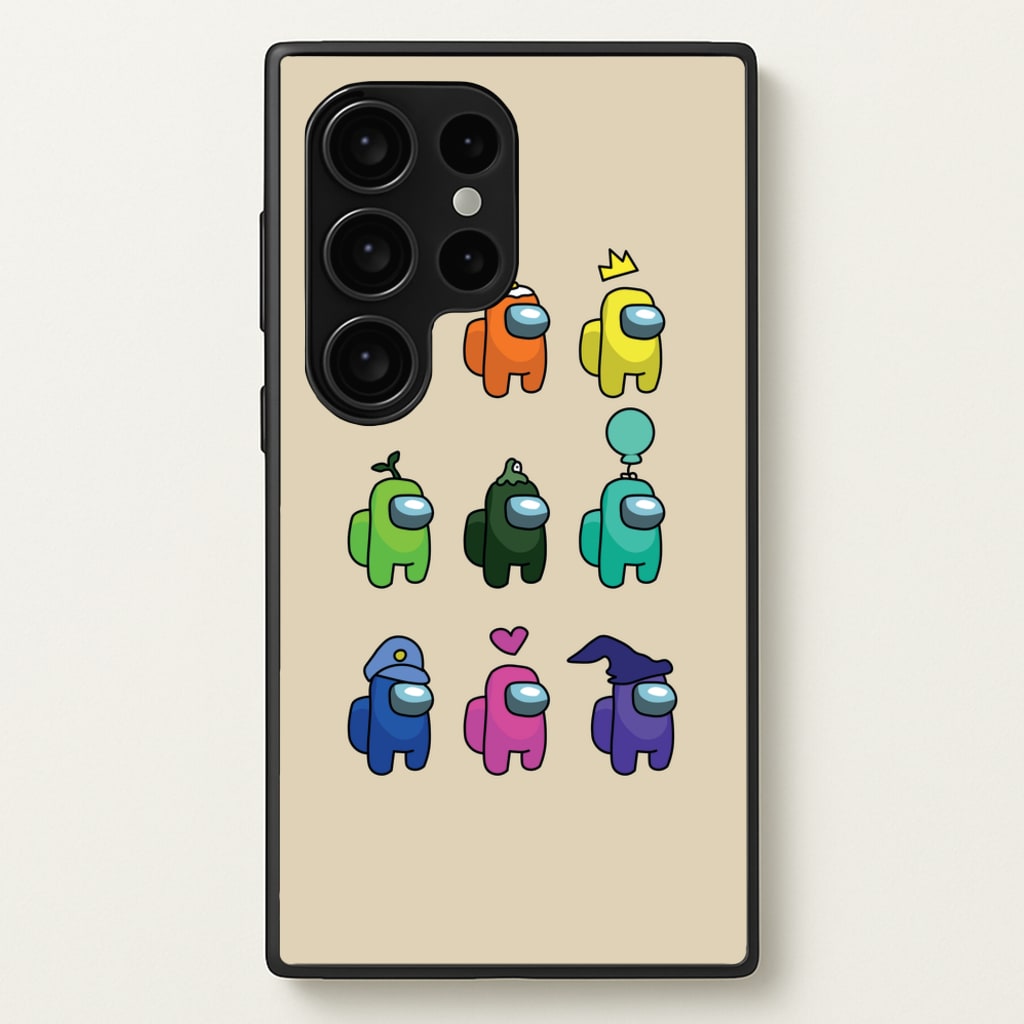 Among Gaming characters  - Among Us Phone Case for Galaxy S24 Ultra