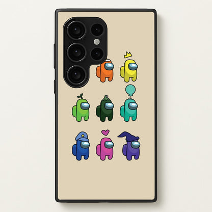 Among Gaming characters  - Among Us Phone Case for Galaxy S24 Ultra