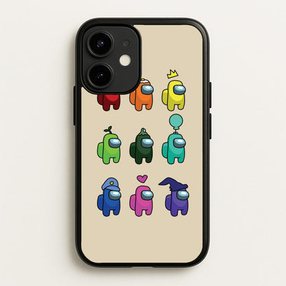 Among Gaming characters  - Among Us Phone Case for iPhone 12 Mini