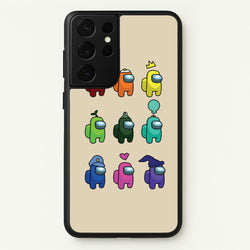 Among Gaming characters  - Among Us Phone Case for Galaxy S21 Ultra
