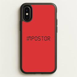 Imposter - Among Us  - Among Us Phone Case for iPhone X / XS