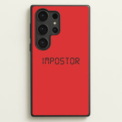 Imposter - Among Us  - Among Us Phone Case for Galaxy S25 Ultra