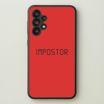 Imposter - Among Us  - Among Us Phone Case for Galaxy A13