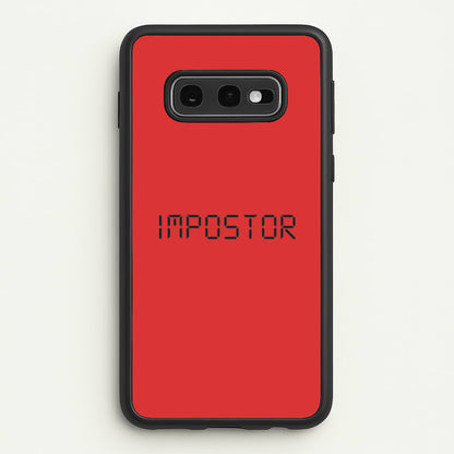 Imposter - Among Us  - Among Us Phone Case for Galaxy S10e