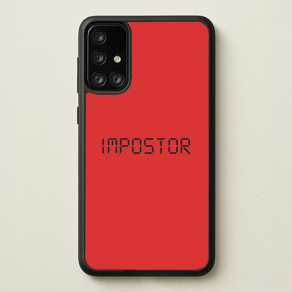 Imposter - Among Us  - Among Us Phone Case for Galaxy A71