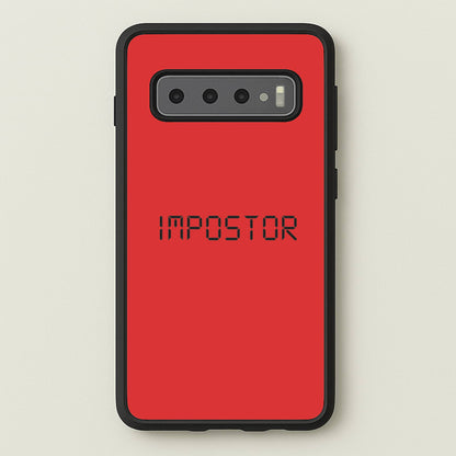 Imposter - Among Us  - Among Us Phone Case for Galaxy S10