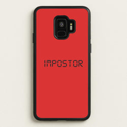 Imposter - Among Us  - Among Us Phone Case for Galaxy S9