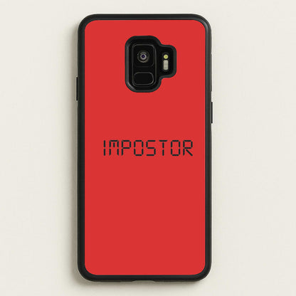 Imposter - Among Us  - Among Us Phone Case for Galaxy S9