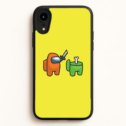 Among Gaming Killed  - Among Us Phone Case for iPhone XR