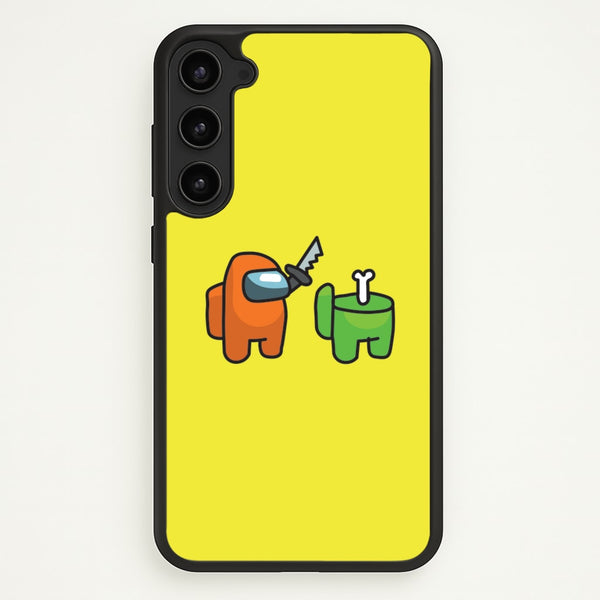 Among Gaming Killed  - Among Us Phone Case for Galaxy S23 Plus