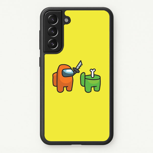 Among Gaming Killed  - Among Us Phone Case for Galaxy S21FE