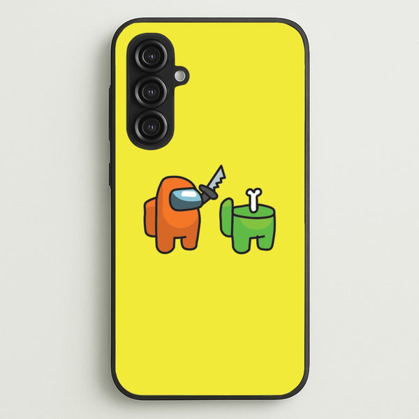 Among Gaming Killed  - Among Us Phone Case for Galaxy S23FE