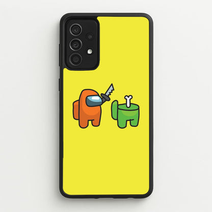 Among Gaming Killed  - Among Us Phone Case for Galaxy A52 / A52s