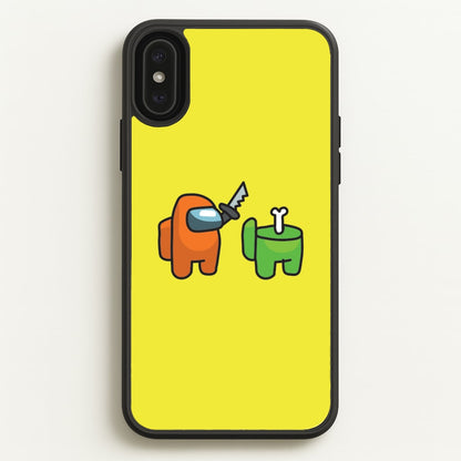 Among Gaming Killed  - Among Us Phone Case for iPhone XS Max