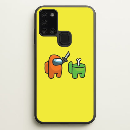 Among Gaming Killed  - Among Us Phone Case for Galaxy A21s
