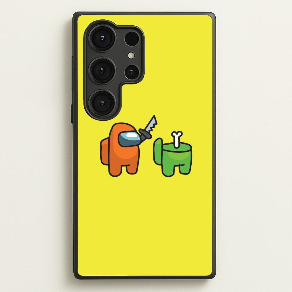 Among Gaming Killed  - Among Us Phone Case for Galaxy S25 Ultra