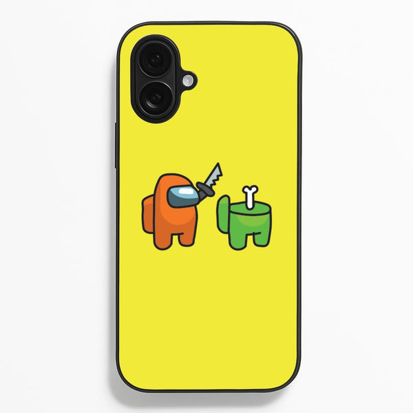 Among Gaming Killed  - Among Us Phone Case for iPhone 16 Plus