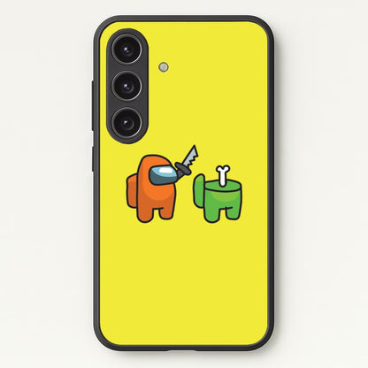 Among Gaming Killed  - Among Us Phone Case for Galaxy S25 Plus