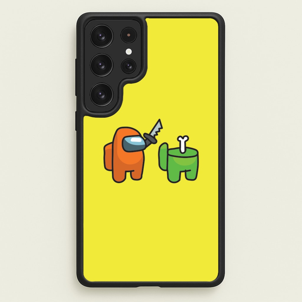 Among Gaming Killed  - Among Us Phone Case for Galaxy S23 Ultra