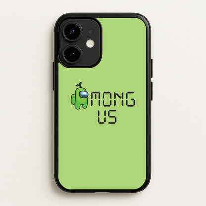 Among Gaming - Green  - Among Us Phone Case for iPhone 12 / 12 Pro