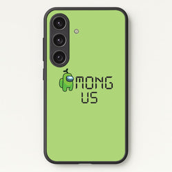 Among Gaming - Green  - Among Us Phone Case for Galaxy S24 Plus