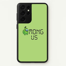 Among Gaming - Green  - Among Us Phone Case for Galaxy S21 Ultra