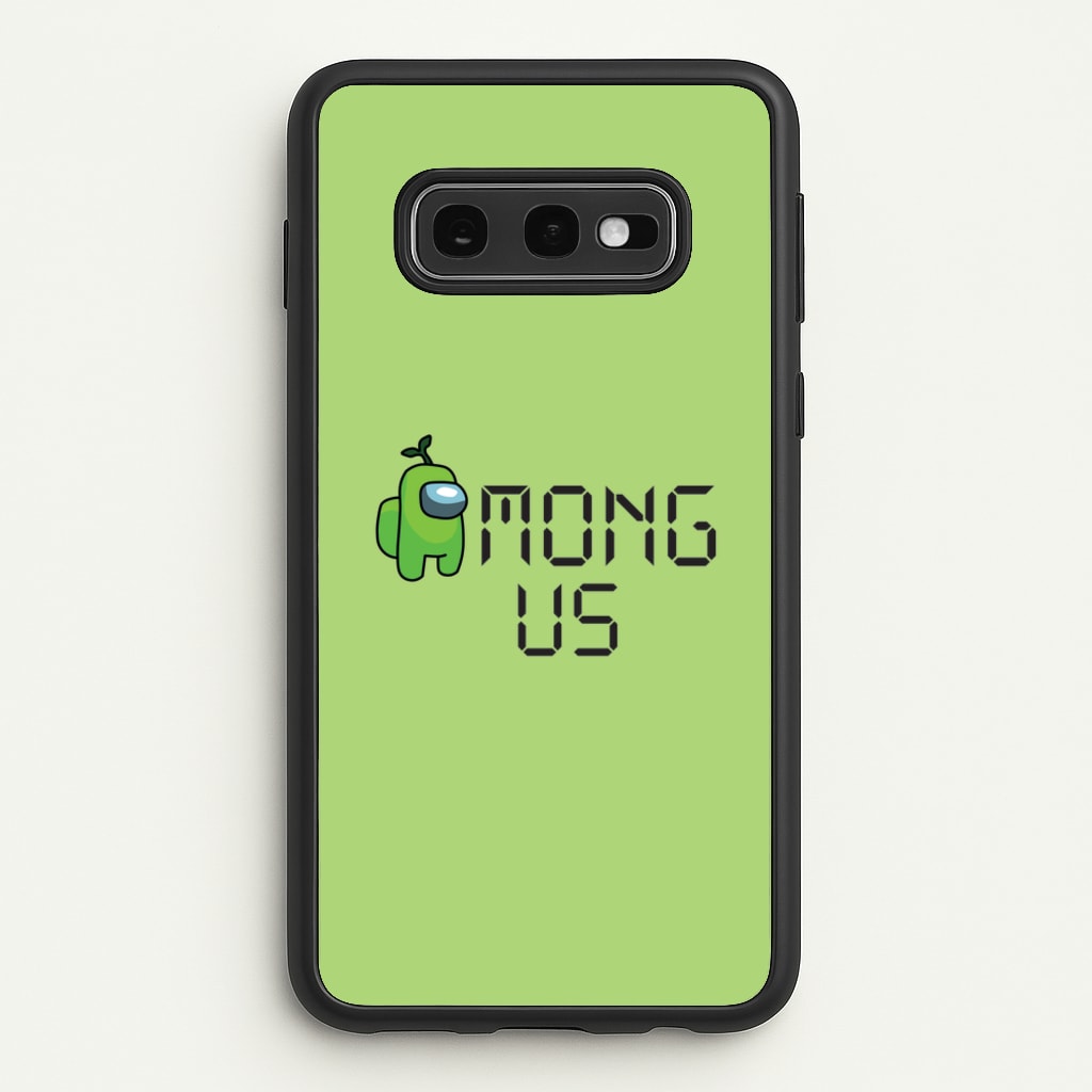 Among Gaming - Green  - Among Us Phone Case for Galaxy S10e