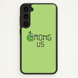 Among Gaming - Green  - Among Us Phone Case for Galaxy S23