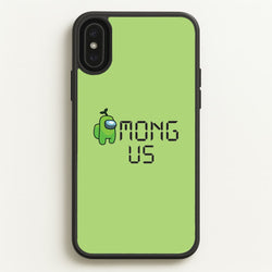 Among Gaming - Green  - Among Us Phone Case for iPhone XS Max
