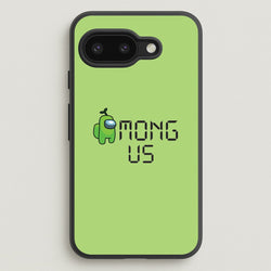 Among Gaming - Green  - Among Us Phone Case for Google Pixel 9a