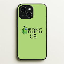 Among Gaming - Green  - Among Us Phone Case for iPhone 14