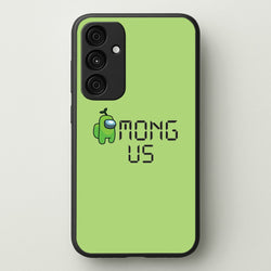 Among Gaming - Green  - Among Us Phone Case for Galaxy A35