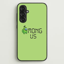 Among Gaming - Green  - Among Us Phone Case for Galaxy S23FE