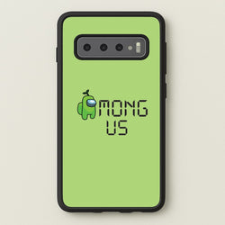 Among Gaming - Green  - Among Us Phone Case for Galaxy S10 Plus