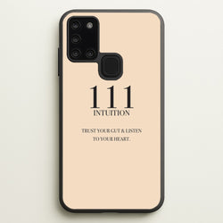 111 - Angel Numbers  - Angel Numbers Phone Case for Galaxy A21s