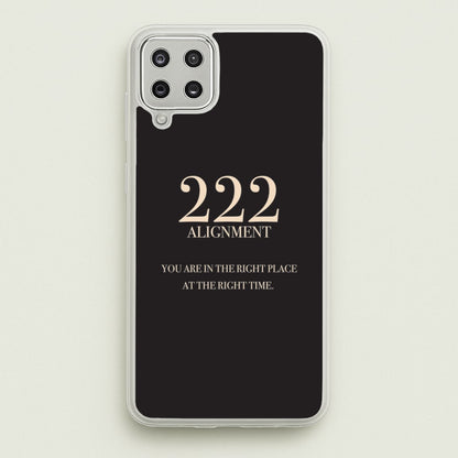 222 - Angel Numbers  - Angel Numbers Phone Case for Galaxy A12