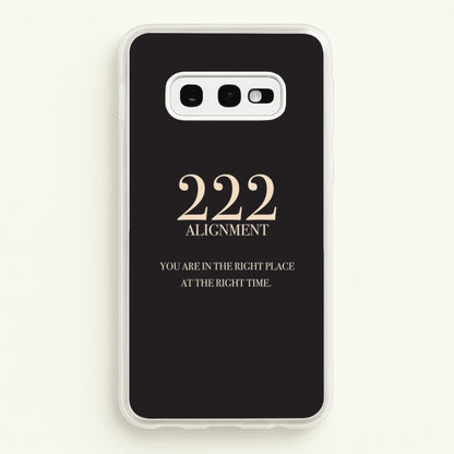 222 - Angel Numbers  - Angel Numbers Phone Case for Galaxy S10e