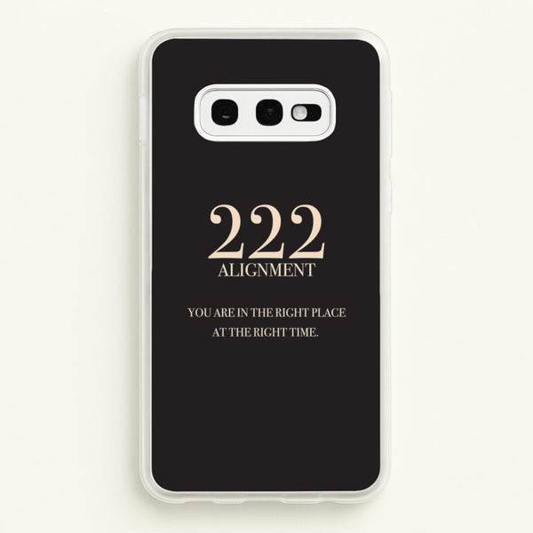 222 - Angel Numbers  - Angel Numbers Phone Case for Galaxy S10e