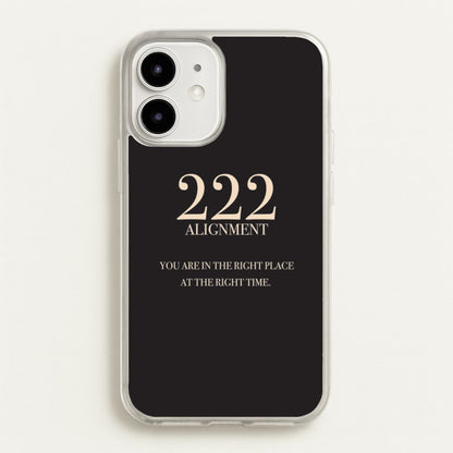 222 - Angel Numbers  - Angel Numbers Phone Case for iPhone 12 Mini