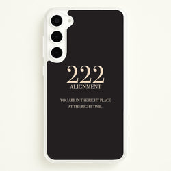 222 - Angel Numbers  - Angel Numbers Phone Case for Galaxy S23