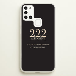 222 - Angel Numbers  - Angel Numbers Phone Case for Galaxy A21s